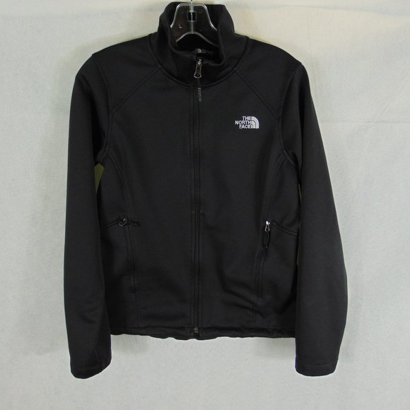 The North Face zip up Black Jacket Women's size M - Picture 5 of 7
